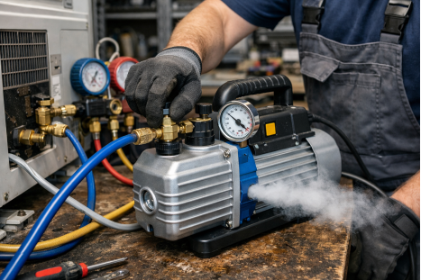 Как выбрать вакуумный насос для холодильных систем