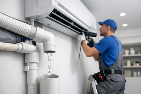 Как правильно организовать отвод конденсата от кондиционера