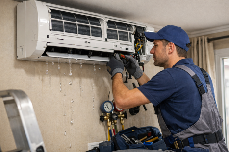 Почему течет кондиционер и как это исправить