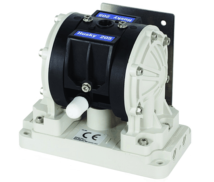 Мембранный пневматический насос Graco HUSKY 205-PP-NULL-PP-SP