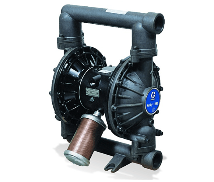 Мембранный пневматический насос Graco HUSKY 1590-AL-SS-PTFE-PTFE