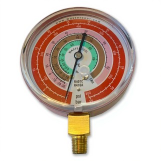 Манометр высокого давления EBH 80 мм для R410a