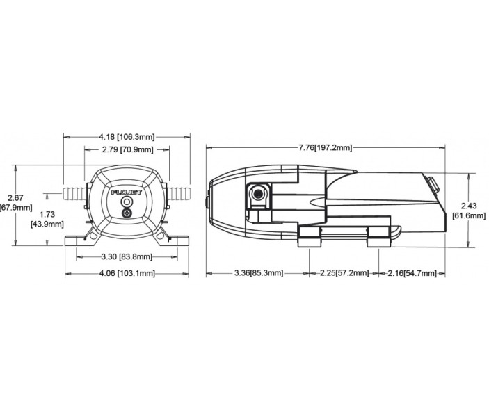 Насос мембранный FLOJET - BevJet Compact