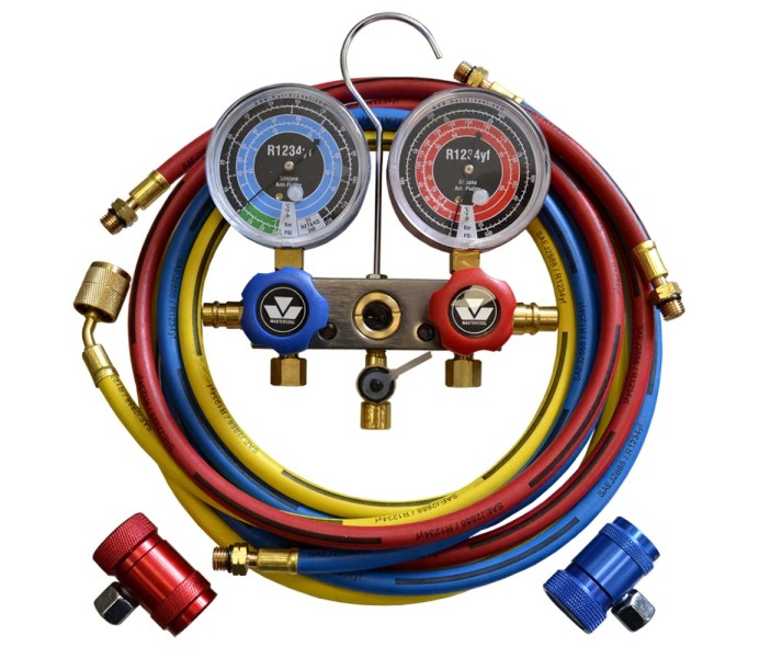 Двухвентильная манометрическая станция для нового фреона R1234yf Mastercool 83272