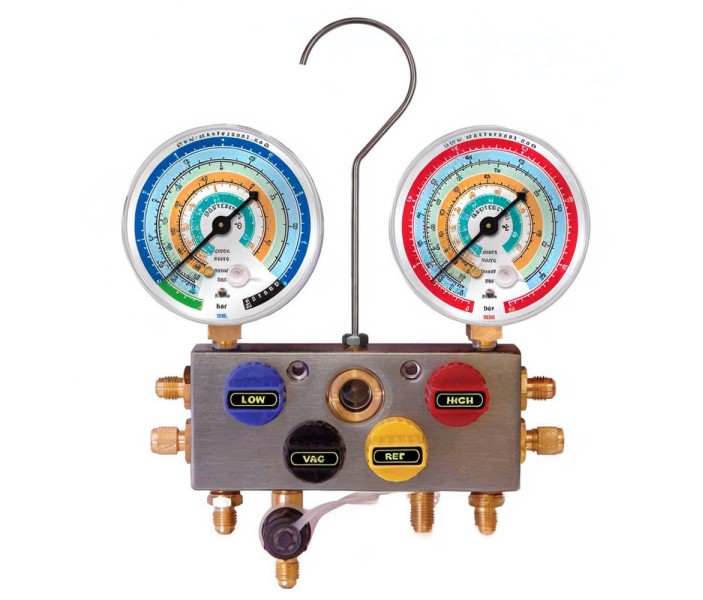 Манометрический коллектор четырехвентильный  Mastercool 96203-MB