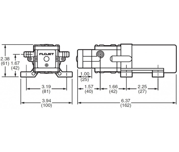 Насос мембранный FLOJET - серия LF