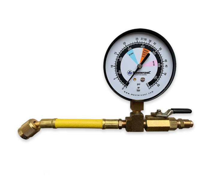 Контрольный манометр для опрессовки азотом Mastercool 53042