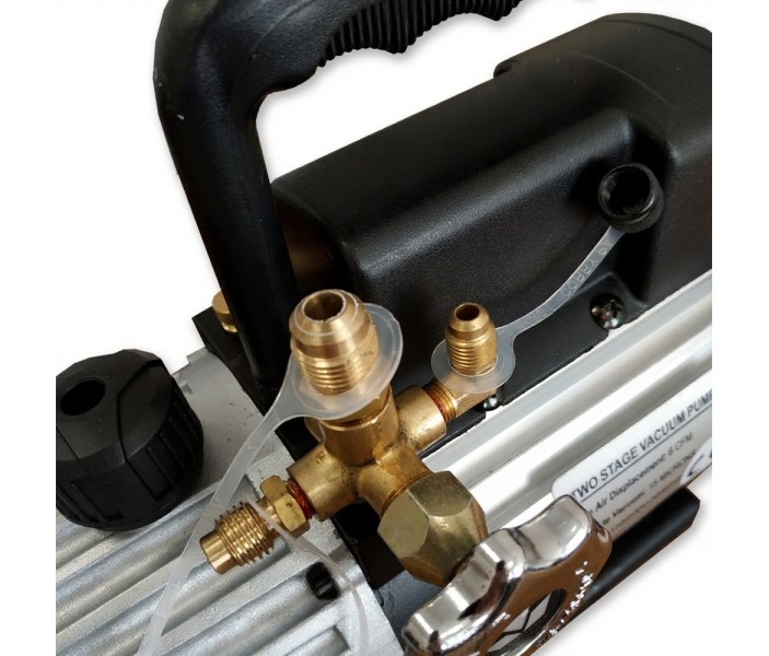 Двухступенчатый вакуумный насос Mastercool 90066-2V-220-B (142 л/мин)