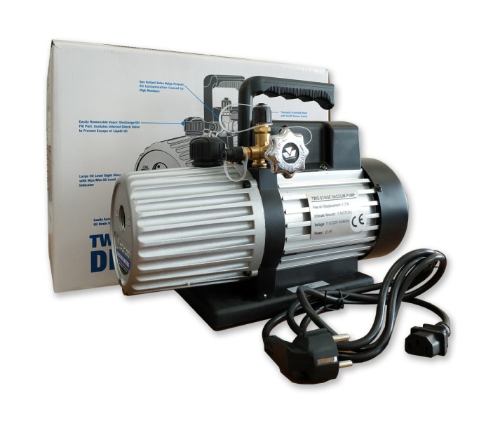 Двухступенчатый вакуумный насос Mastercool 90066-2V-220-B (142 л/мин)