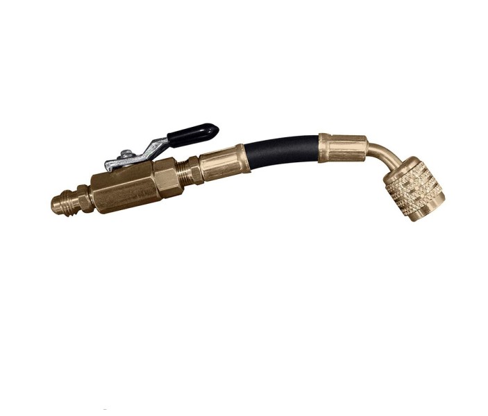 Фитинг адаптер с краном, Mastercool 90411 для R410 с резьбой 1/4