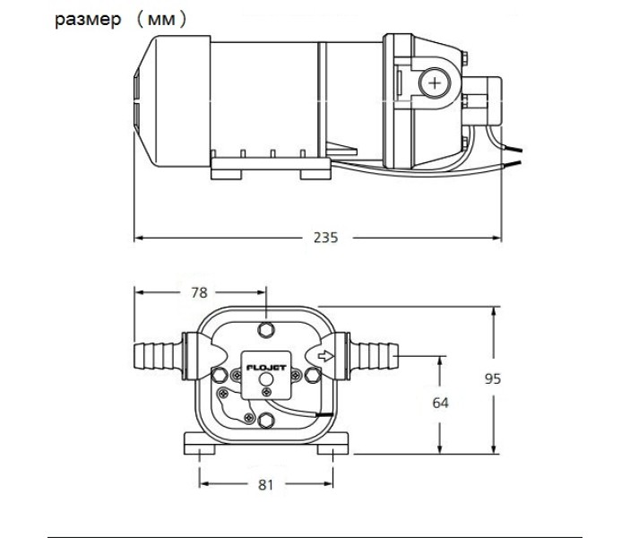 Мембранный насос Flojet R4300143 высокой производительности