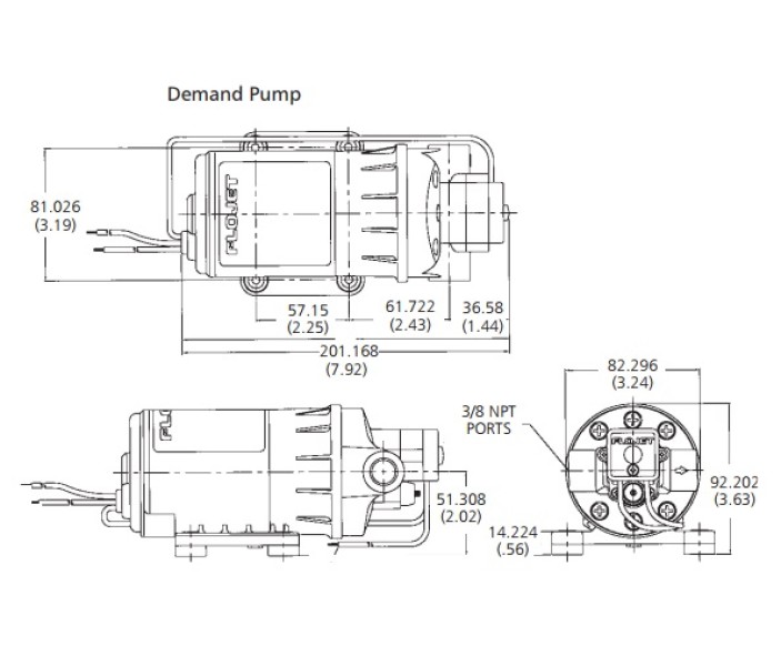насос мембранный FLOJET 12В