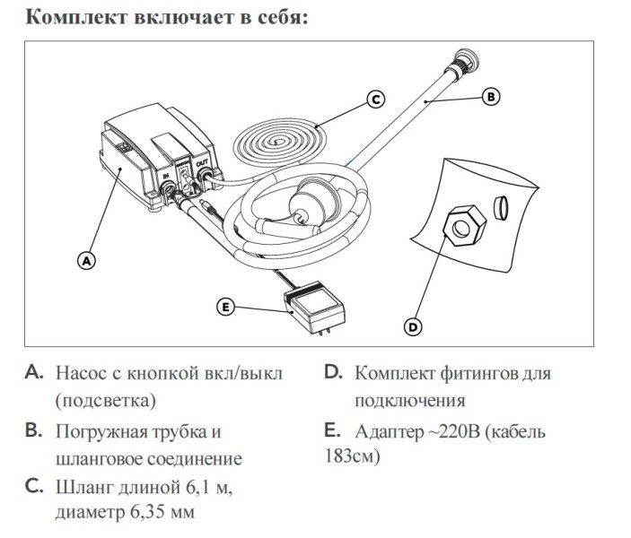 Помпа Flojet BW5004-000A для бутилированной воды
