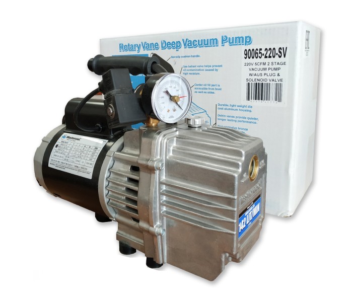 Двухступенчатый вакуумный насос Mastercool 90065-220SV (119 л/мин)