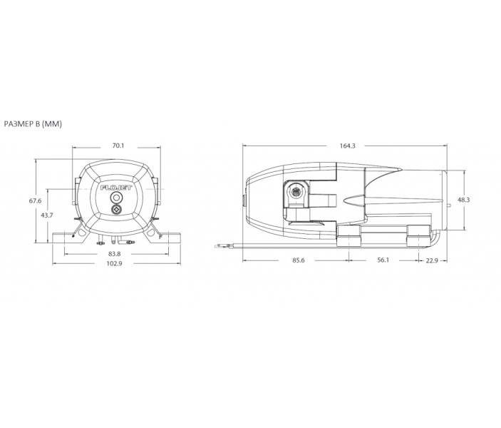 Насос мембранный Flojet RLFP222002