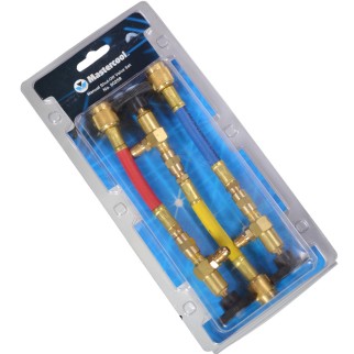 Шаровый вентиль Mastercool 90259 с выходом 90°, резьба 1/4 SAE