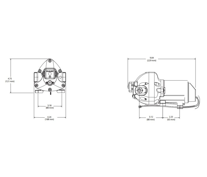 Мембранный насос FLOJET R3426-144A