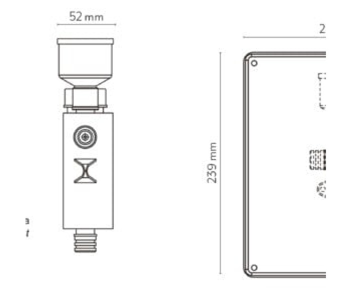 Сифон с гидромеханическим затвором VECAMCO DOUBLE 9899-240-01