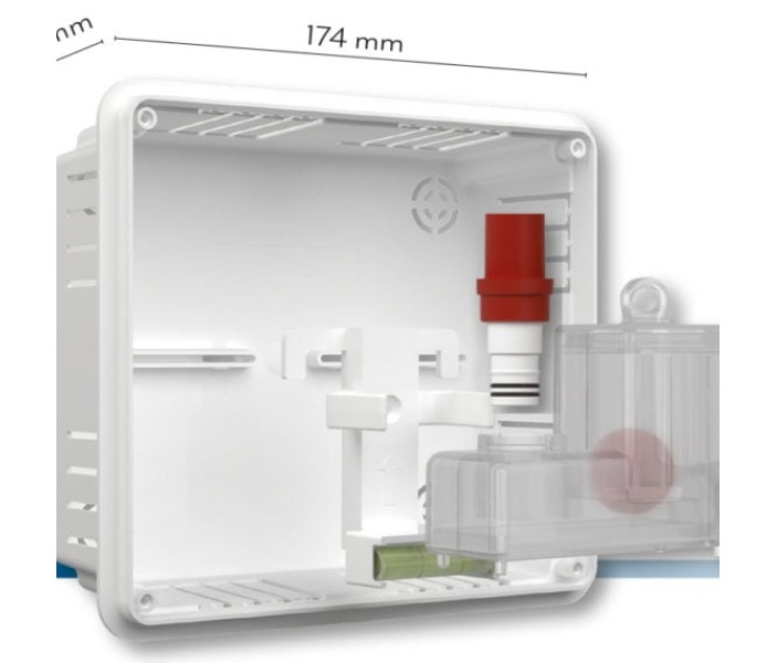 Комплект сухого механического сифона Vecamco Micro с возможностью инспекции