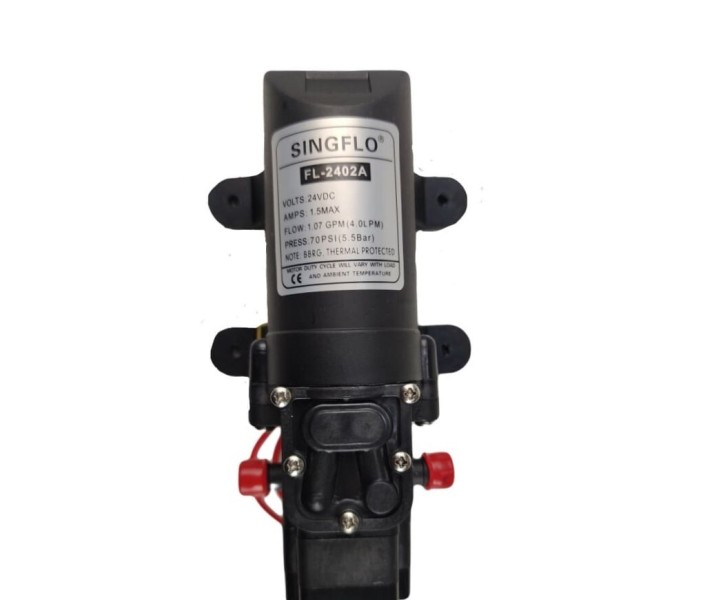Насос Singflo FL-2402A 24В, 5 бар, 4.3 л/мин мембранный