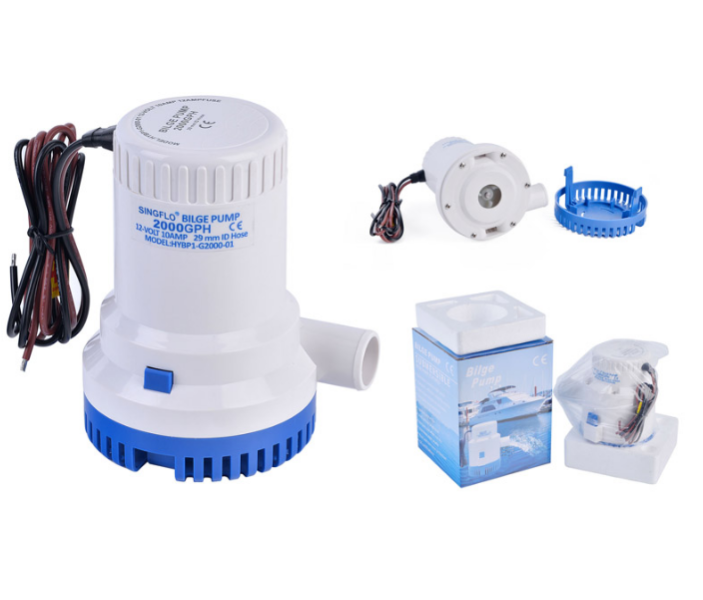 Насос Singflo HYBP1-G2000-01 12В, 126 л/мин погружной