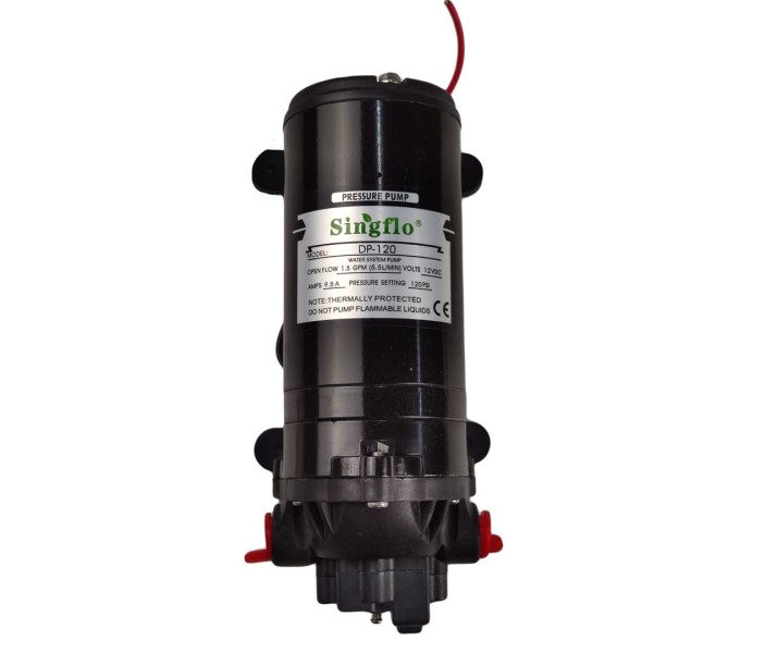 Насос Singflo DP-120 12В высокого давления мембранный