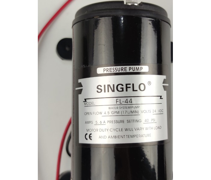 Насос Singflo FL-44 24В, 2.7 бар, 17 л/мин мембранный