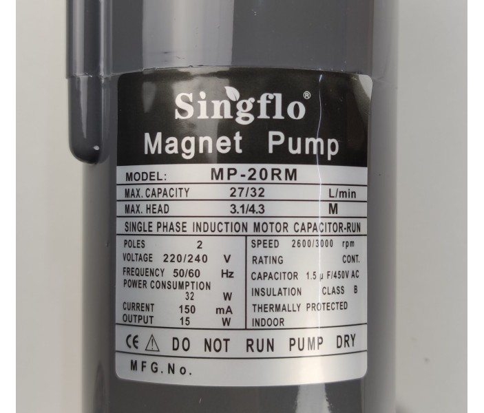 Насос Singflo пищевой MP-20RM