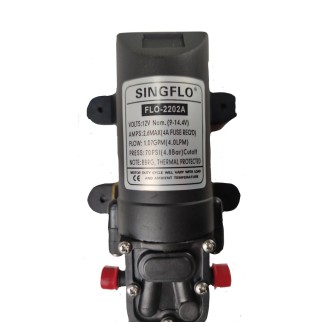 Насос Singflo FLO-2202A 12В, 5 бар, 4.3 л/мин мембранный