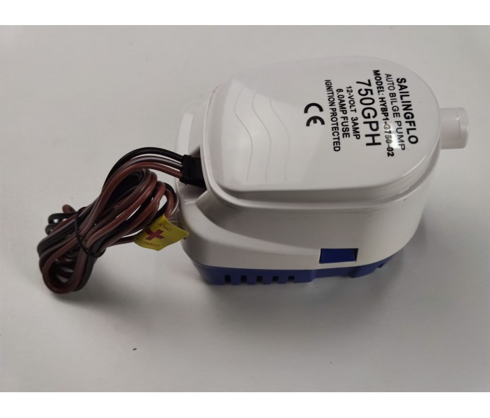 Насос Singflo HYBP1-G750-02 12В, 56 л/мин погружной автоматический