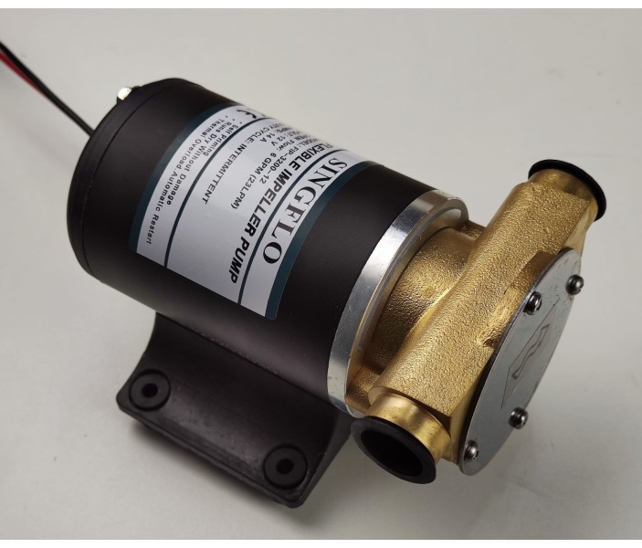 Насос Singflo YM32-12 (FIP-3200-01) 12В, 0.3 бар, 23 л/мин импеллерный