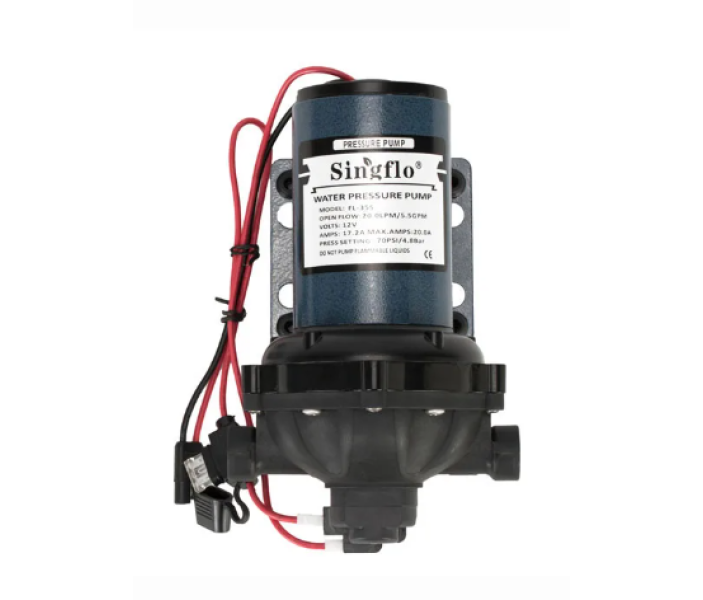 Насос Singflo FL-35S (HY-55701T) 12В, 5 бар, 20 л/мин мембранный