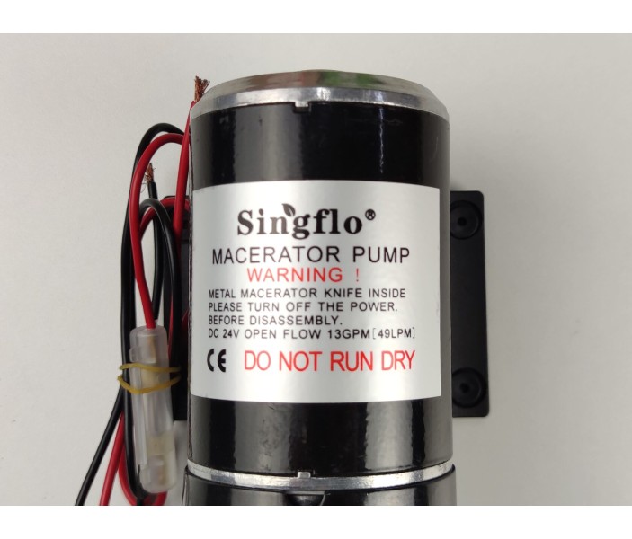 Насос Singflo FL-65B 24В канализационный с измельчителем