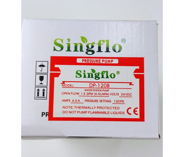 Насос Singflo DP-120B 24В высокого давления мембранный