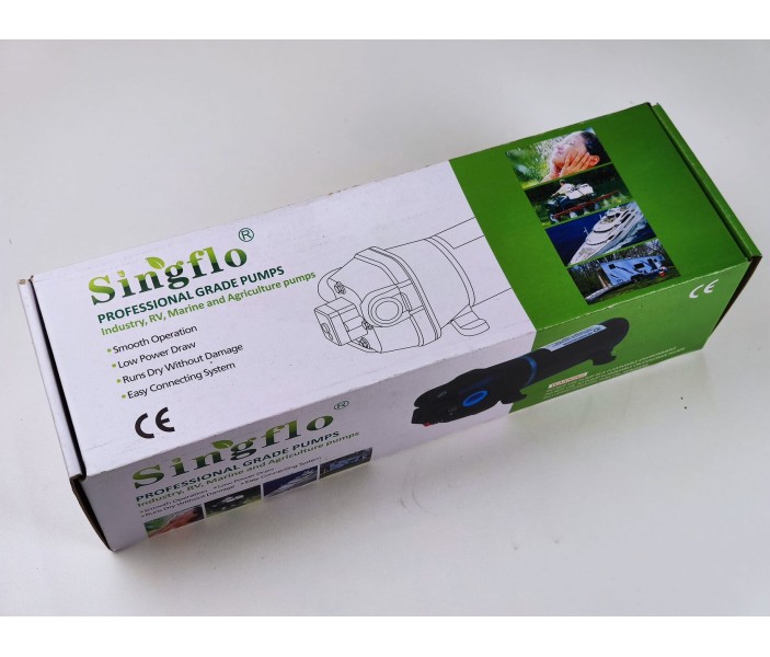 Насос Singflo FL-40 12В, 2.7 бар, 17 л/мин мембранный