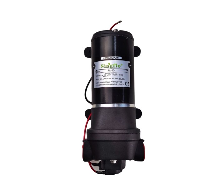 Насос Singflo FL-40 12В, 2.7 бар, 17 л/мин мембранный