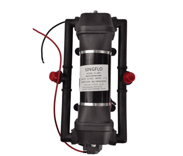 Насос Singflo FL-40S 12В, 2.7 бар, 26 л/мин мембранный